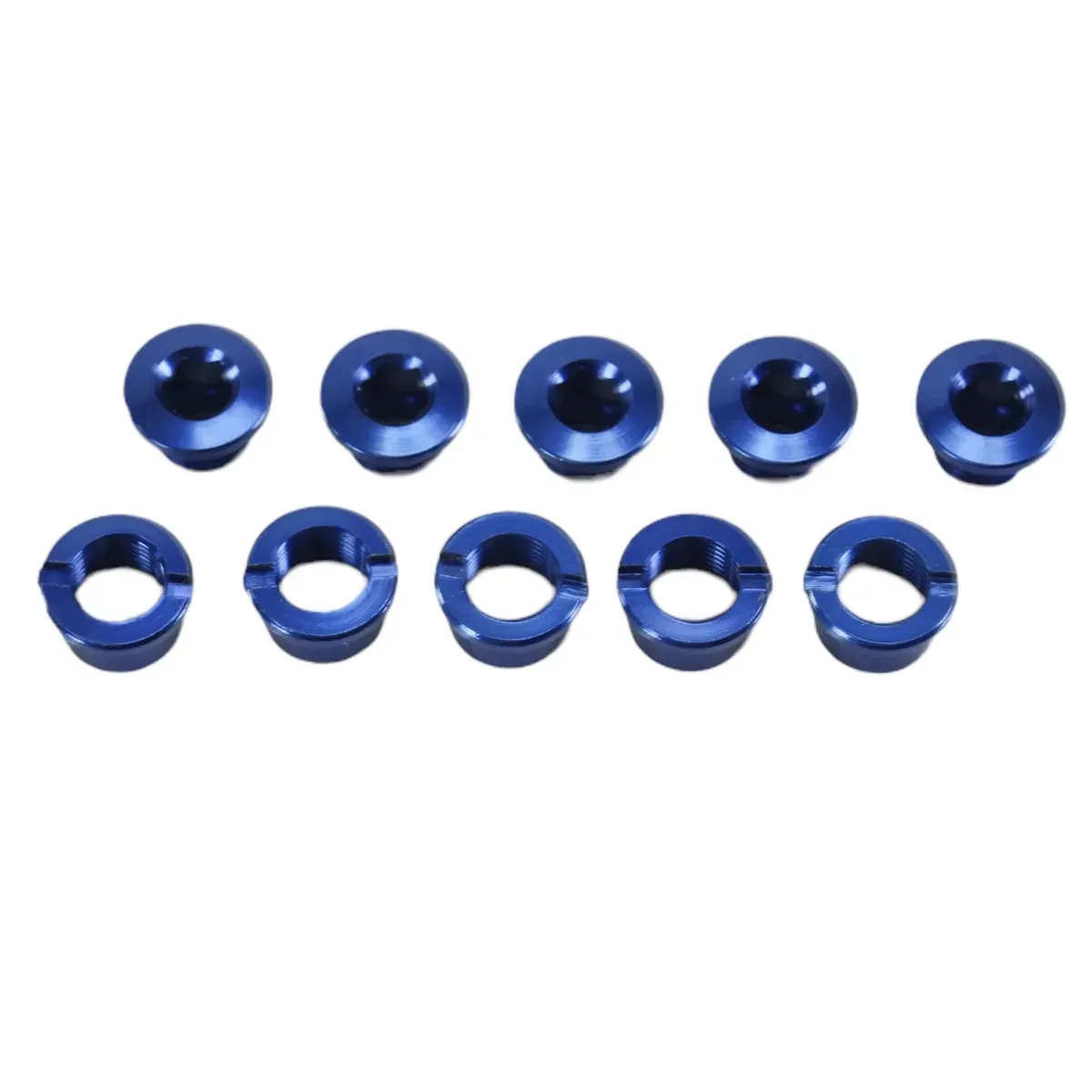 SD Alloy Chainring Bolts, set of 5 Blue